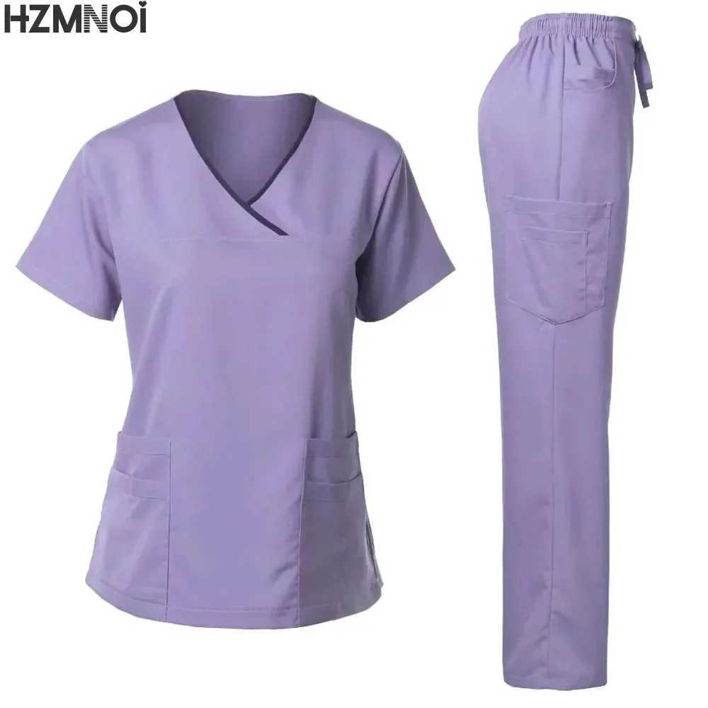 Unique Design Medical Uniforms Women Scrubs Sets Hospital Tops Pant Nurses Accessories Dental Clinic Beauty Sn Work Clothes X250410