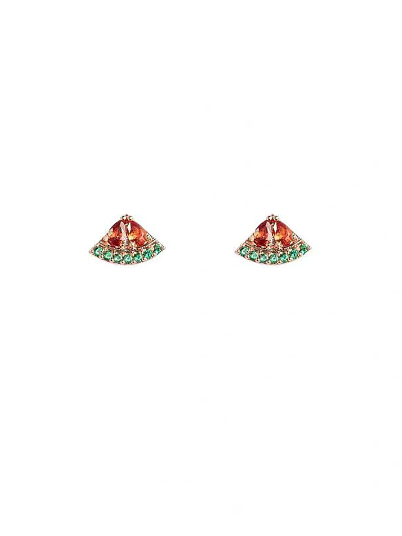 Chic Women's Accessories - Playful & Shimmering Earrings with Genuine Stone Appeal