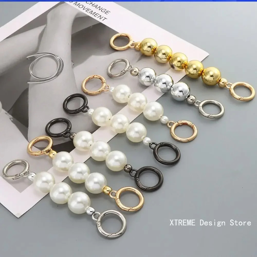 Pearl Purse Chain Strap Extender for Cross-Body Shoulder Bag Handbag DIY Purse Replacement Charms Bag Accessories 251110