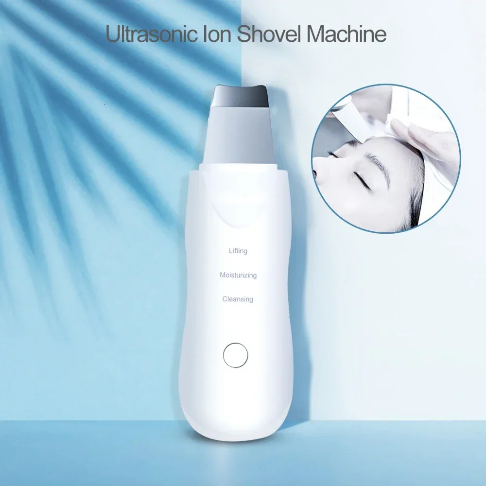 Professional No Ultrasonic Skin Scrubber Ion Deep Face Cleaning Peeling Rechargeable Care Device Beauty Instrument 251106