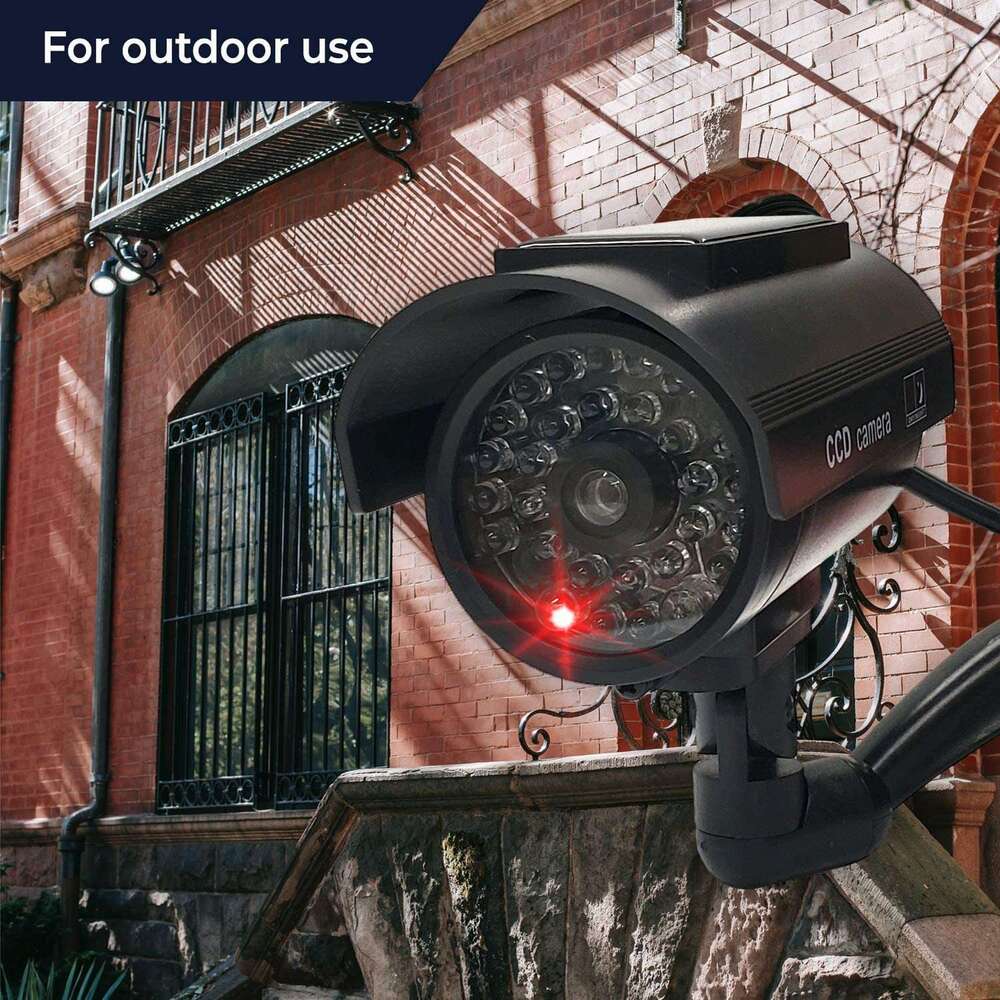 New solar simulation camera simulation monitor fake surveillance camera fake camera model