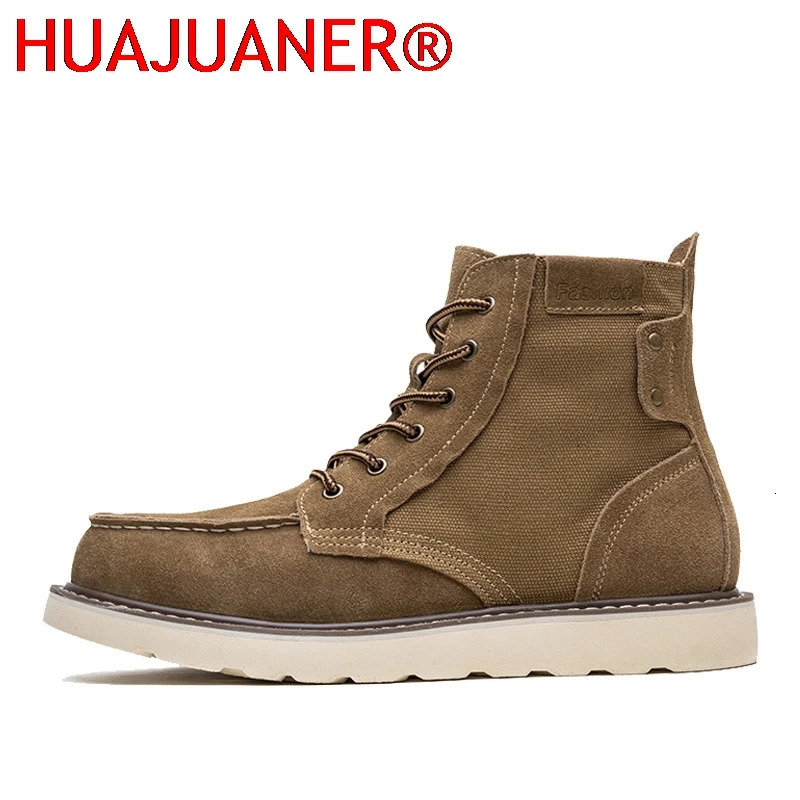 Outdoor Men Hiking Shoes Waterproof Tactical Leather Hunting Boots Desert Camping Sneakers Ankle Men Trekking Casual Shoes 251110