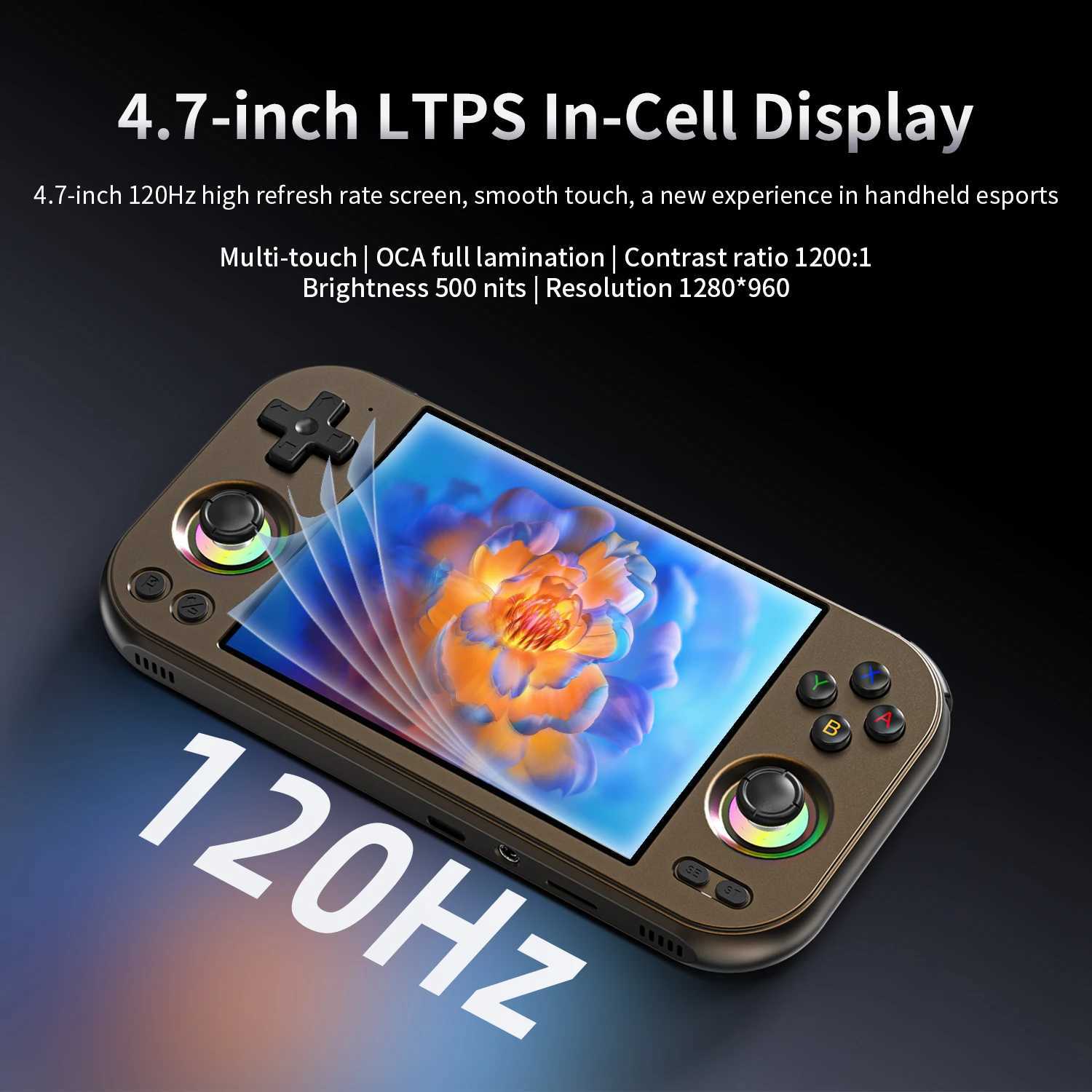 ANBERNIC RG477M Retro Handheld Game Video Player Console 47-inch LT OCA Android 14 WIFI 12G256G P 2 RG 477MM251111