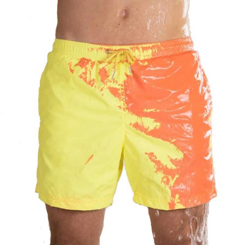 Summer Beach Shorts 2024 Mens Swimming Trunk Swimsuit Sports Quick Drying Bathroom Shorts Harajuku Cool Ice Board ShortsW250410