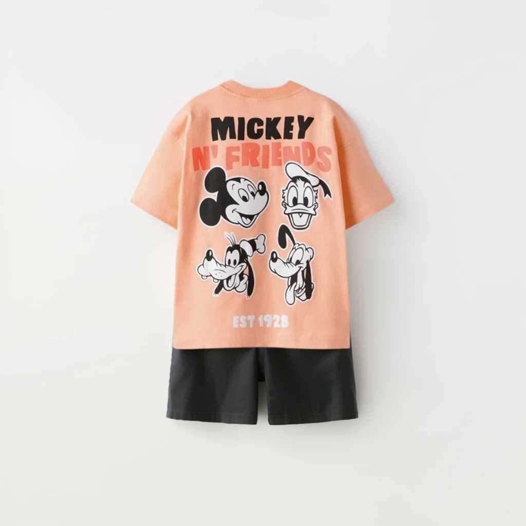 Cool boy clothing designer Za Tops summer boy and childrens clothing short sleeved T-shirt sportswear childrens setXJ250410