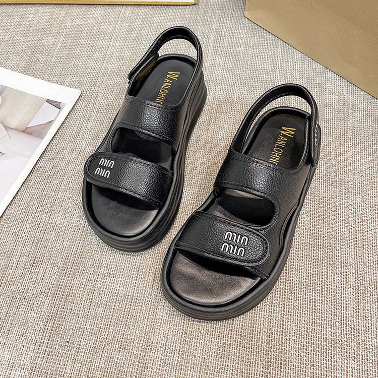 free shipping designer sandals for womens 2025 New Flat bottomed Sports Fashion Casual Non slip Beach Sandals Size 35-40 for daily wear