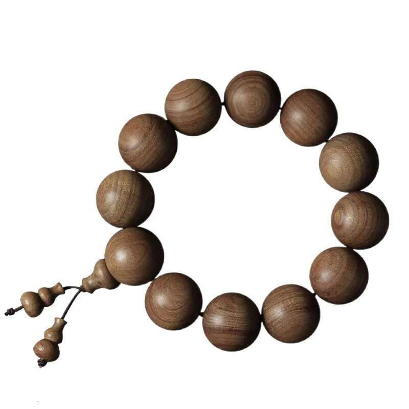 India Mysore Black Material Handcrafted Bracelet Men, Sandalwood Incense Wood Old Style Beads Wome