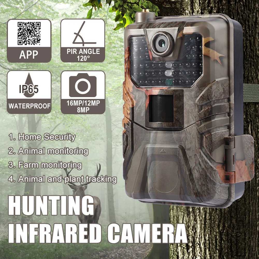 Outdoor 4K real-time video application tracking camera cloud service 4G 36MP hunting camera cellular mobile wireless wildlife night vision X2504111