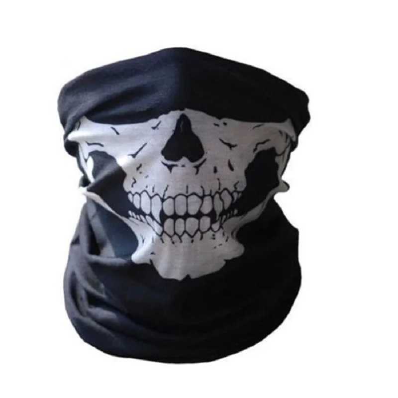 outdoor Motorcycle Cool Skull Bike Scarf Mask Bandana Motor Bike Sport Scarf Neck Warmer motorbike scarfWinter Halloween S251110