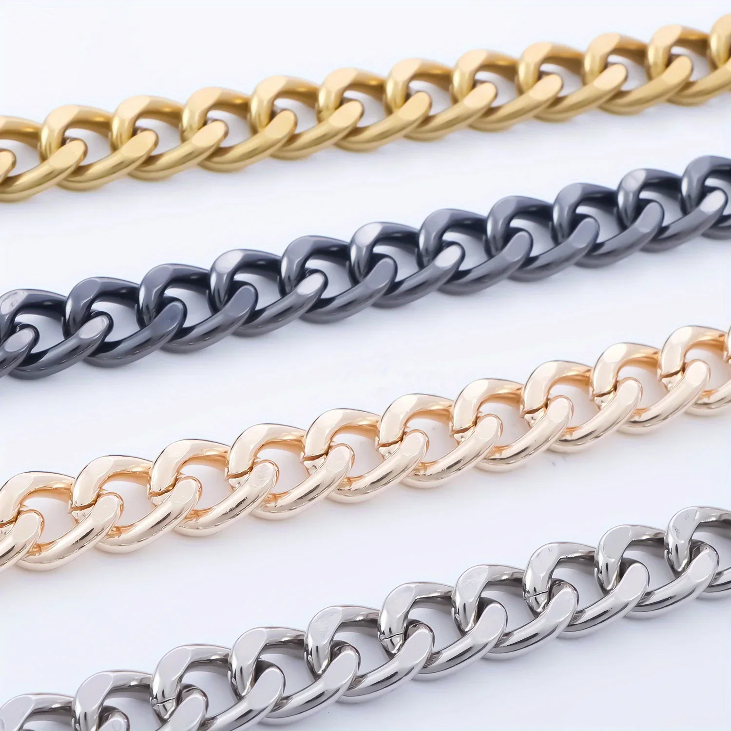 Aluminum Purse Stap Chain Bag Chains Straps Replacement Handbag Accessories Decoration 251110