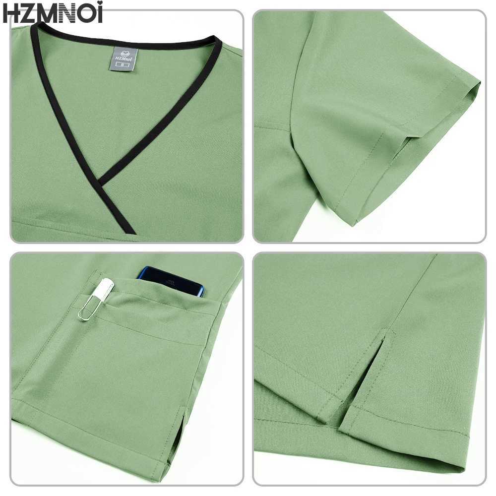 Multicolor Hospital Nurse Uniforms Dental Clinic Pharmacy Medical Scrubs Surgical Gown Women Doctor Veterinary Uniforms Workwear X250410
