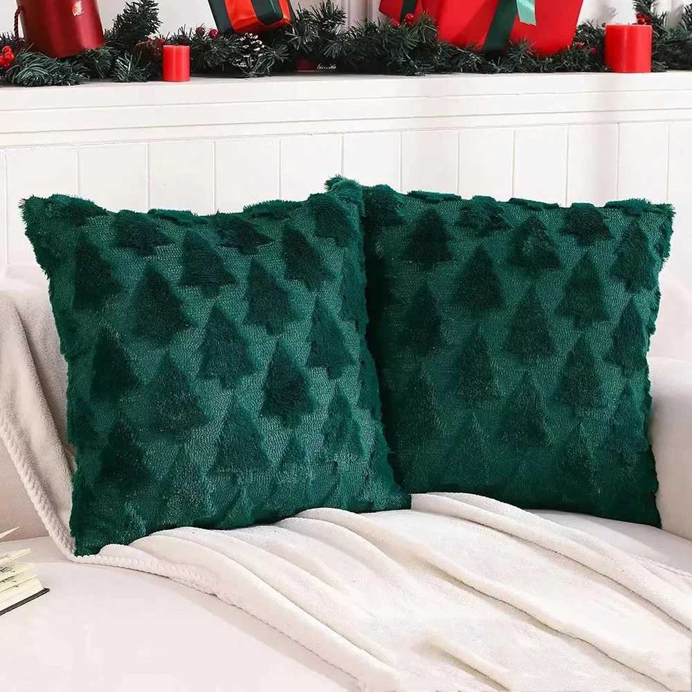 Runtow 45x45cm Christmas Tree Pattern Cases 2025 Merry Christmas Decor for Home Xmas Gifts New Year Sofa Decor NavidadM251111