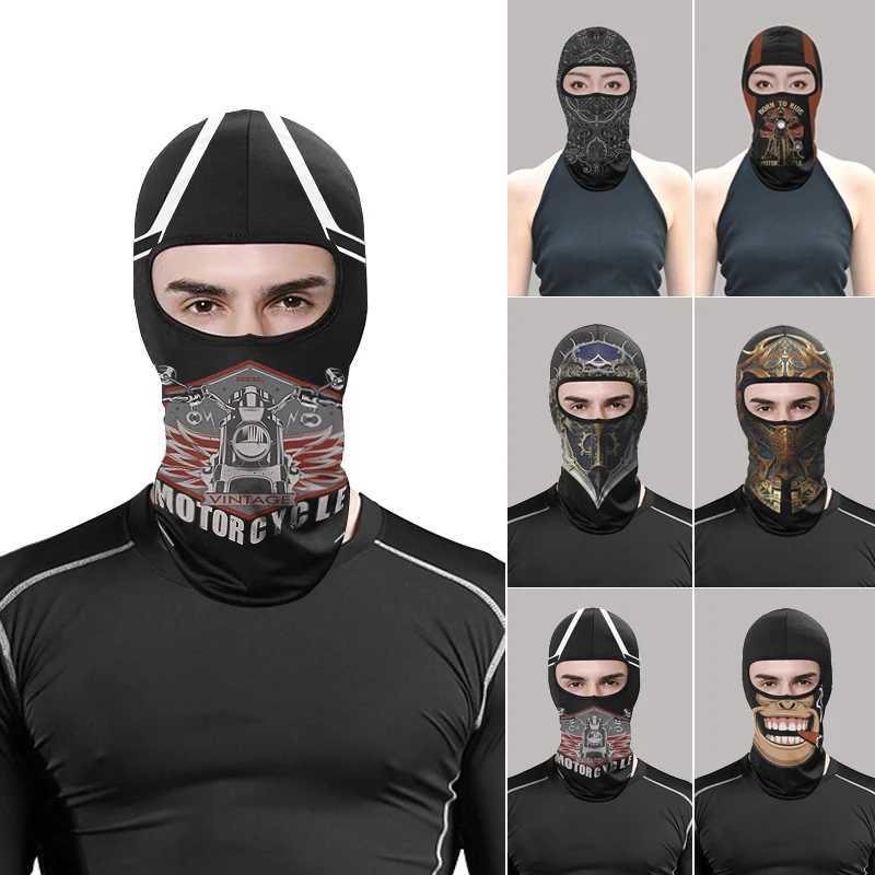 Winter and autumn motorcycle sun protection riding mask full face helmet headgear mask warm anti-cold scarf Summer breathable m S251110