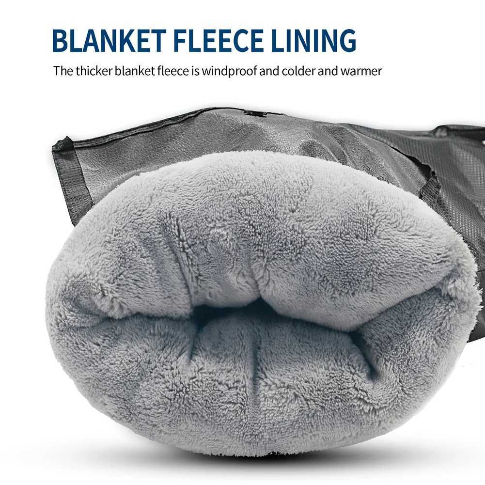 Motorcycle Thick Warm Handlebar Muff Waterproof Scooter Grip Handle Bar Muff Winter Protective Warmer Thermal Cover Gloves S25118{category}