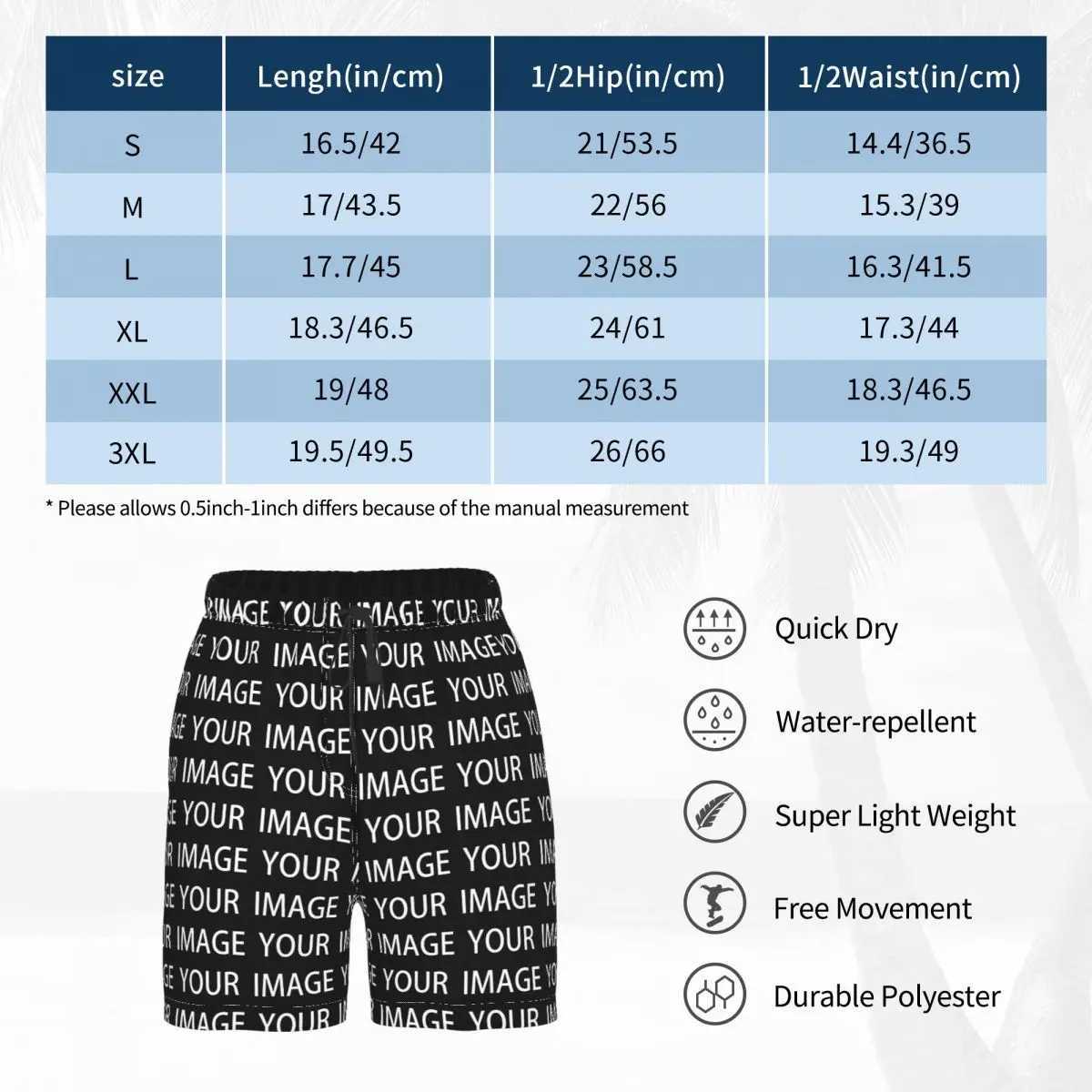 Your photo customization board shorts customization design your own bathroom swimming rod customization mens swimming rodW250410