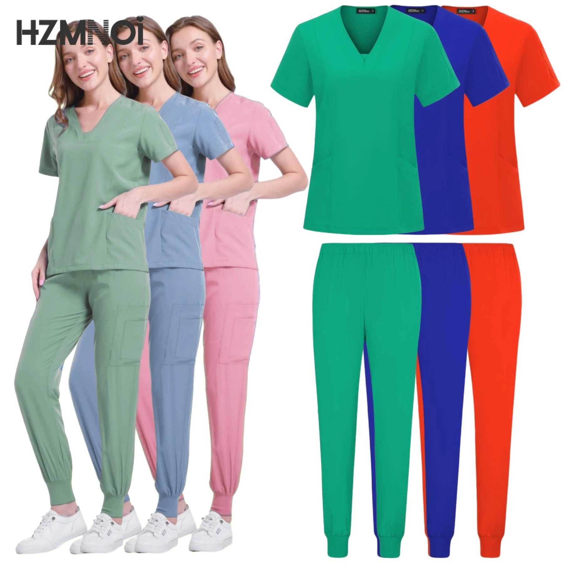 Multilcolors Hospital Medical Scrub Suits Uniform Women Men Scrubs Set Beauty Work Clothes Nurse Accessories Dental Surgery Suit X250410