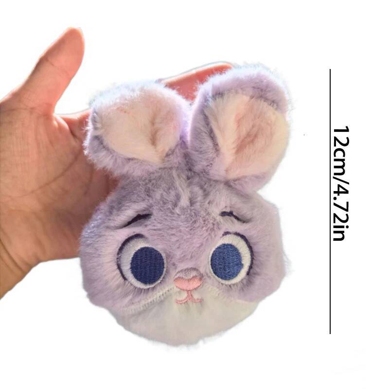 Disney Zootopia toys Nick Wilde Judith Laverne Hopps plush coin purse charm cartoon bag pendant birthday Christmas gift