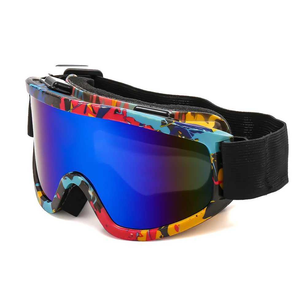 New Unisex Ski Goggles Colorful Mountain Man Woman Sunglasses For Snow Use Eyeglasses UV400 Cycling Sports Protective Glasses K251110