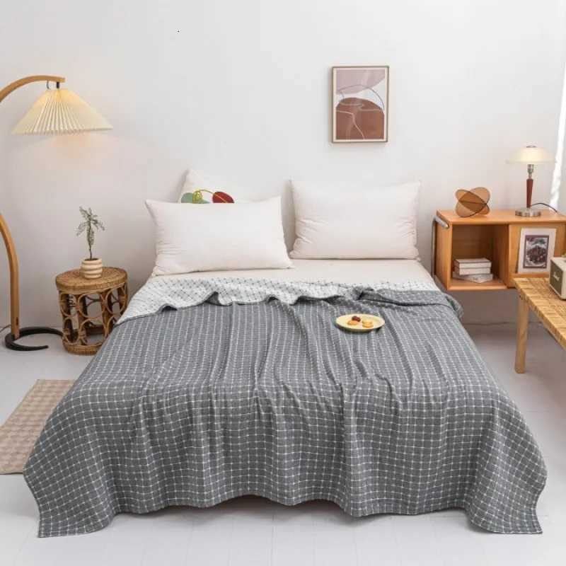 Japanese simple casual blanket Cotton gauze sofa cover multifunctional throw blanket for beds home decor sofa towel bedspread C251111