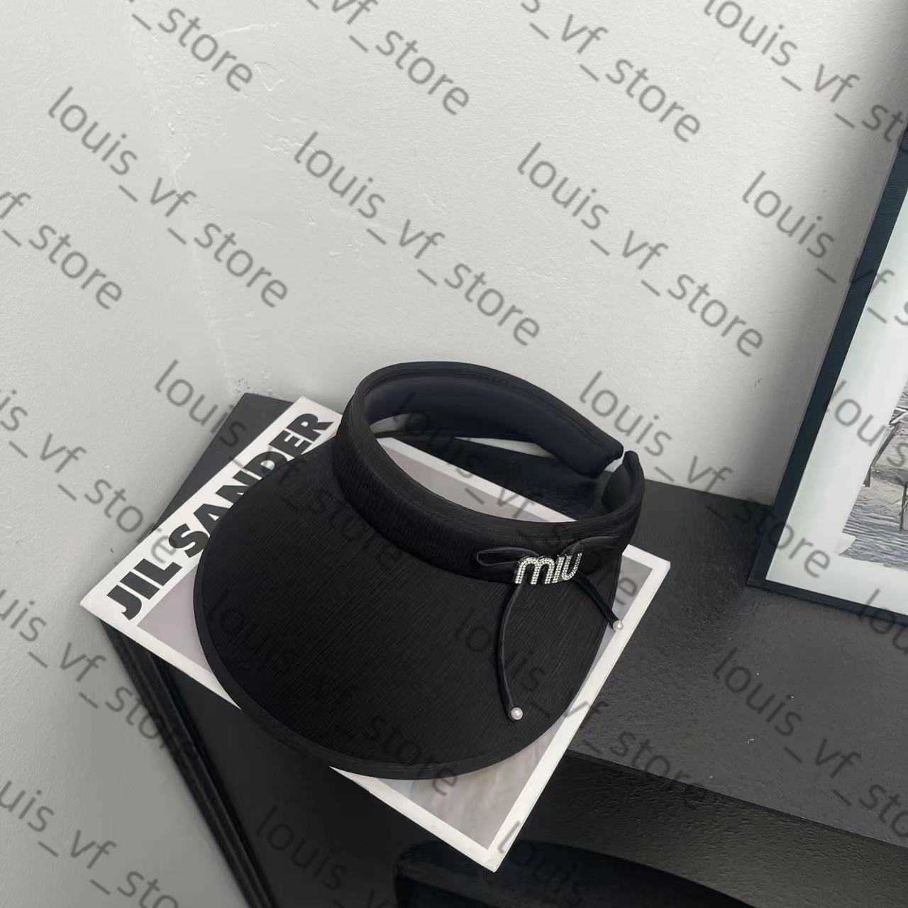 Summer Uv Empty Top Hat with Female Bow Large Sun Protection Outdoor Fashion H250411