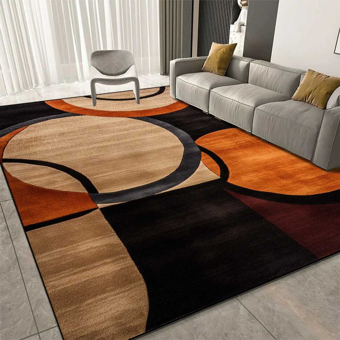 Luxury Geometric Carpets for Living Room Decoration Sofa Large Area Home Rugs for Bedroom Soft Mat for Children Y251110