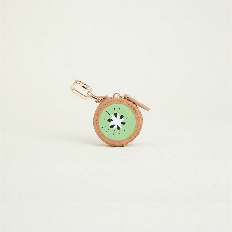 Watermelon kiwifruit Fruit Charm coin purse cute key chain mini pouch Wallet gift for girl women 251110