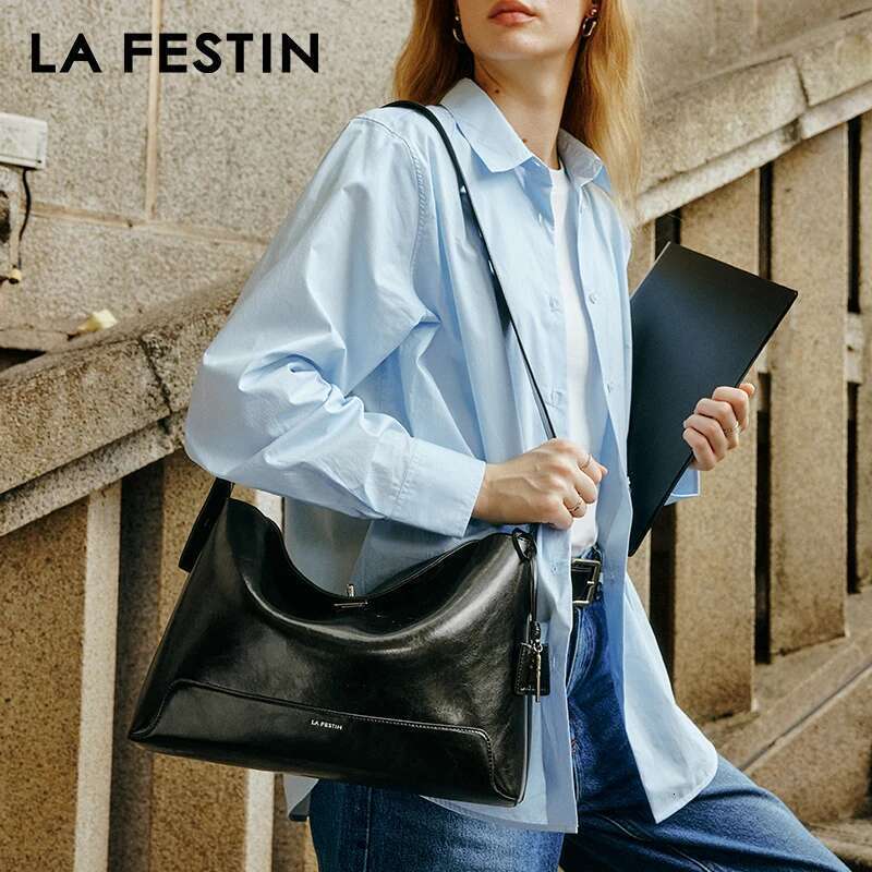 LA FESTIN Original Women's Fashion Bags 2024 Large Capacity Tote Brand Shoulder Lady Leather Crossboby Bag