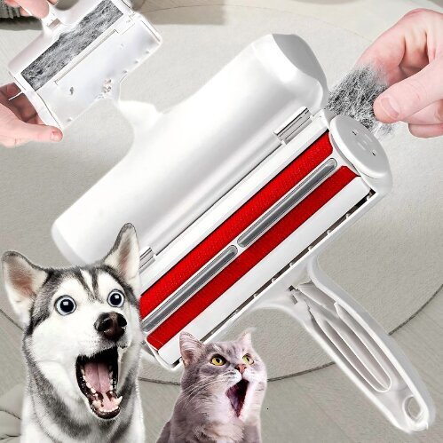 FL- Pet hair cleaning brush If pet hair is stuck on clothes or sofa carpets, you can use this brush to clean them