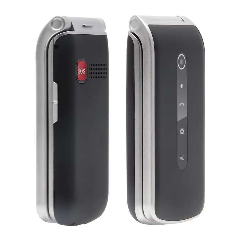OEM 2.4-inch SOS large button premium dual SIM card flip keyboard 4G LTE phone