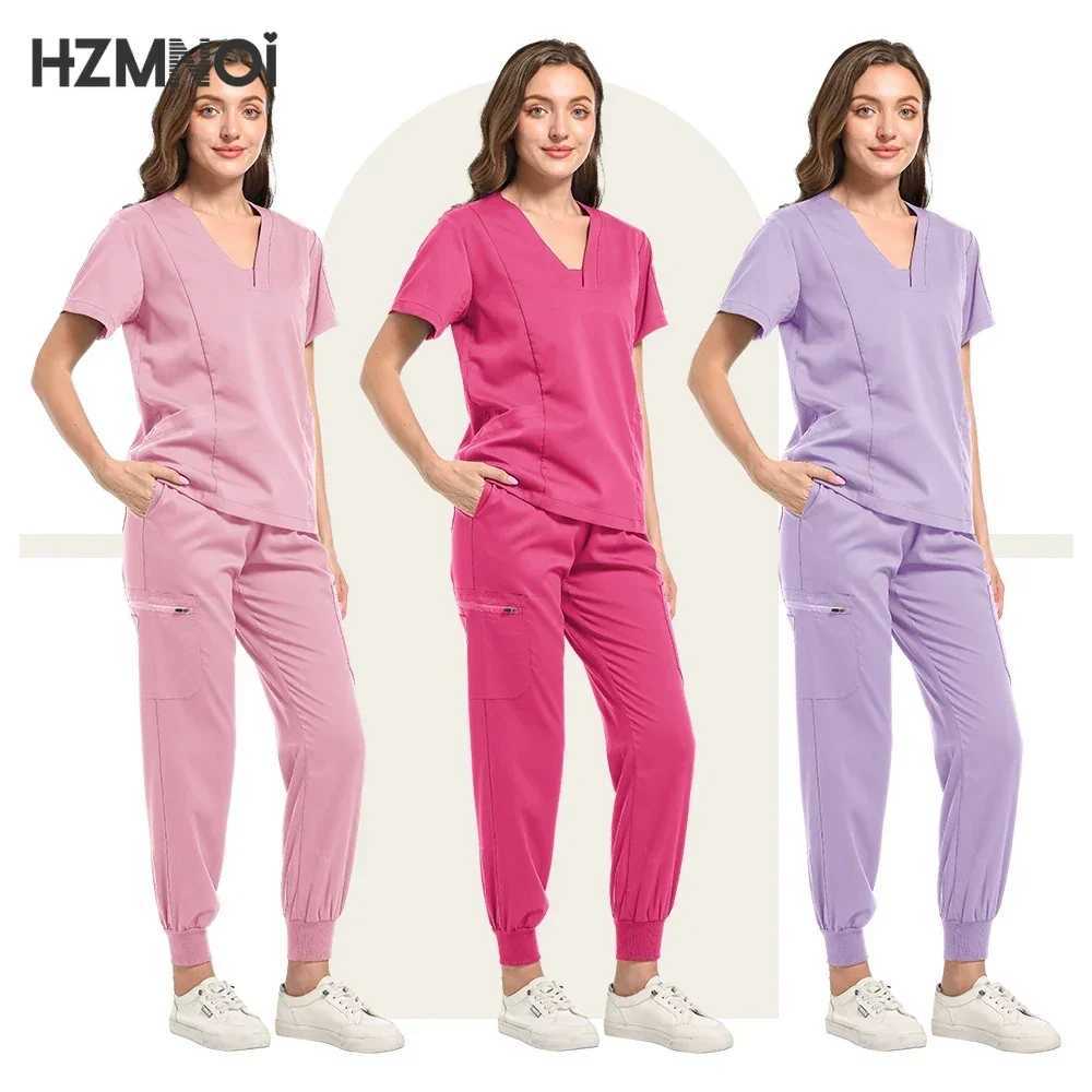 Price Doctor Nurse Scrubs Set Medical Uniforms Women Jogger Set Hospital Accessories Operating Room Surgical Workwear X250410