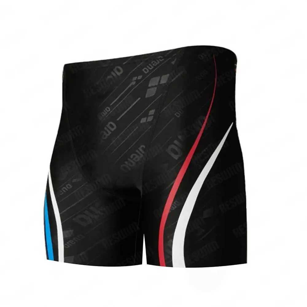 Summer Mens Swimming Jammer Endurance Exercise Training Swimsuit Shorts Swimming Trunk Swimsuit Jammer Tight Surfing Beach ShortsW250410