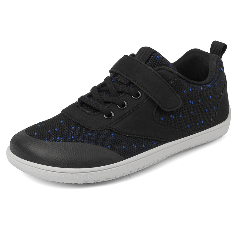Kids Wide Barefoot Shoes Girls Boys Breathable Sports Shoes Toddler Non Slip Soft Walking Shoes Children Casual Running Sneakers for Outdoor Sports Si