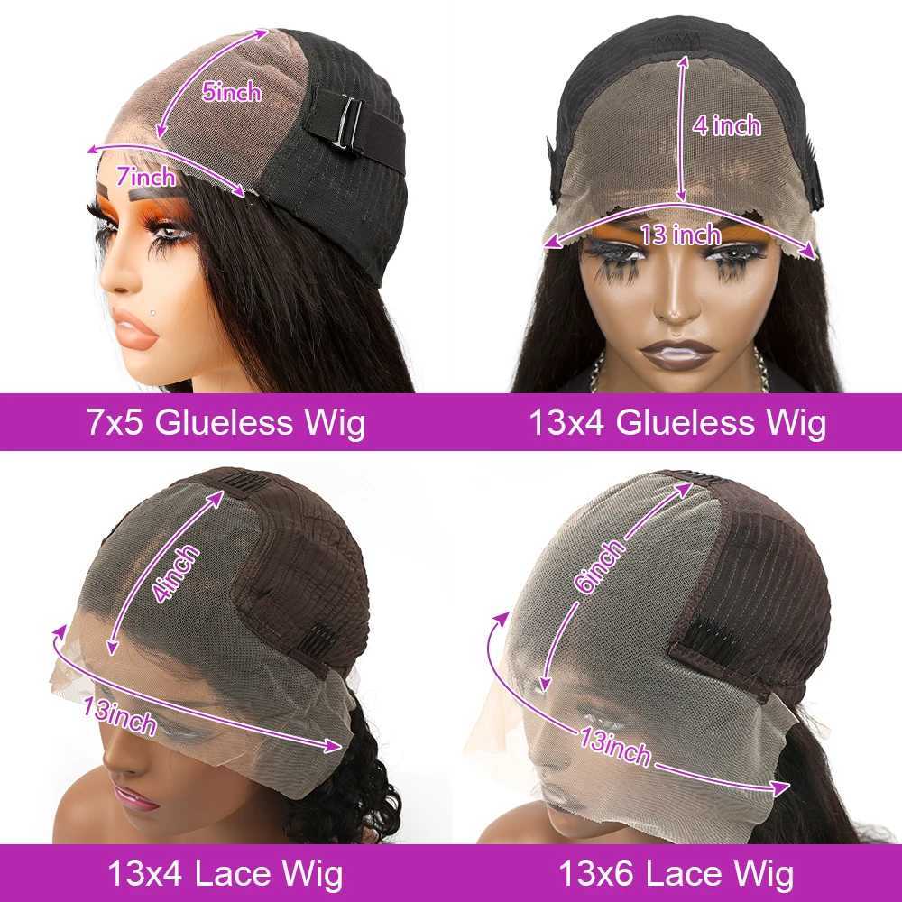 Short Bob Wigs Bone Straight 13x4 13x6 Hd Lace Front Wig Pre Cut 7x5 Glueless Wig Human Hair Ready to Wear And Go 250 DensityT251111