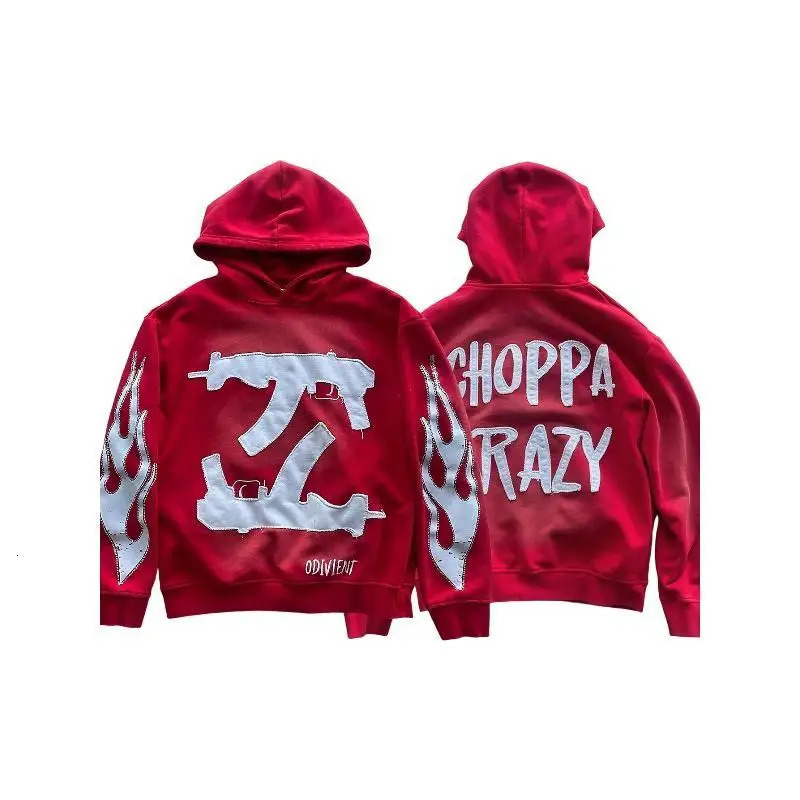 Y2K Style Embroidered Hoodie Harajuku Gothic Punk Sweatshirt Autumn and Winter Sports Street Pullover 251110