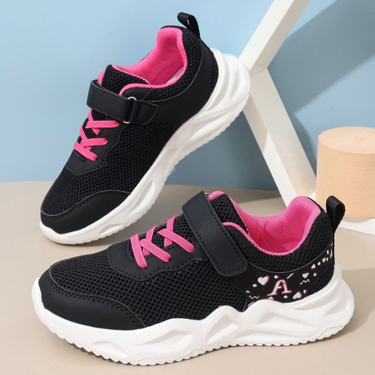Kids Sports Shoes Children Anti-skid Running Shoes for Girl Breathable Soft School Casual Shoes Kidszworld Classic Fashion Toddler Walking Shoes Size 