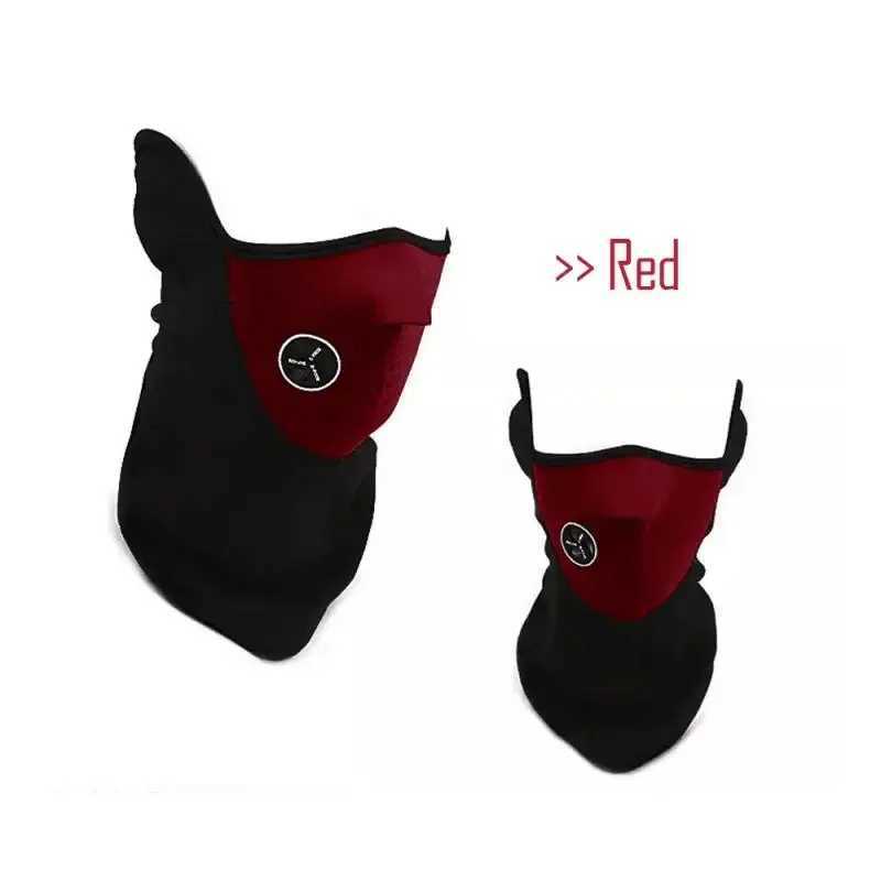 Winter Motorcycle Fleece Thermal Face Mask Balaclava Windproof Keep Warm Riding Face Shield Winter Outdoor Sports Masks S251110