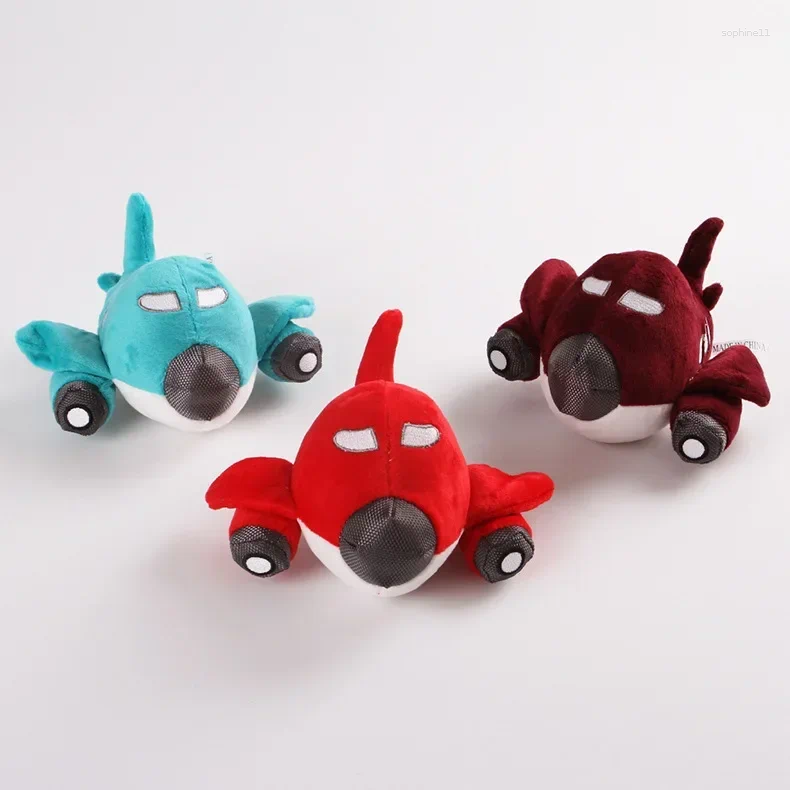 Update Pet Airplane Shaped Grinding Teet Bite Resistant Sound Gnawing Supplies