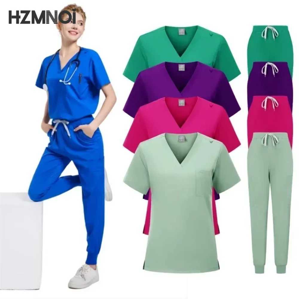 Operating Room Medical Uniform Scrubs Hospital Working Scrubs Set Medical Supplies Nurse Dental Surgery Suit Workwear X250410
