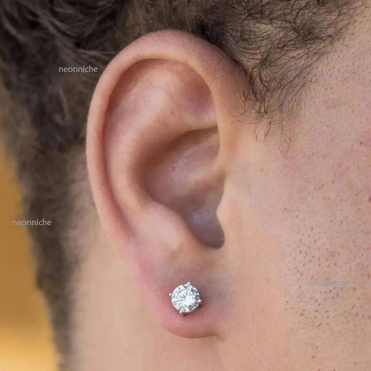 pass dia tester vvs moissanite designer for women sterg sier stud earrings gold plated mens screw back earring jewelry valentines day gift