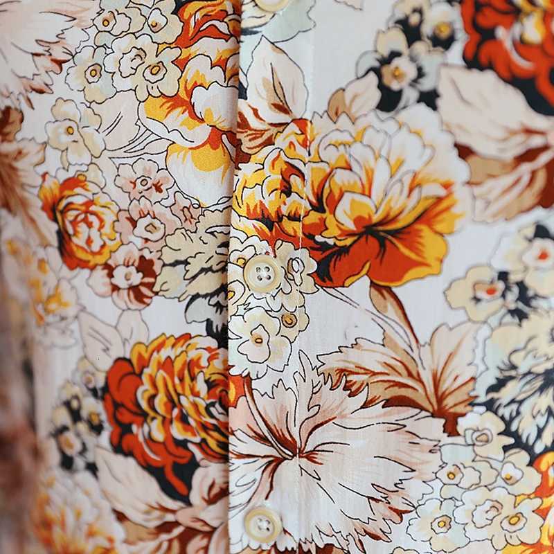 2025 New Men Long-Sleeve Printed Shirt Single-breasted Lapel Shirts Business Casual Camisa Top K251110