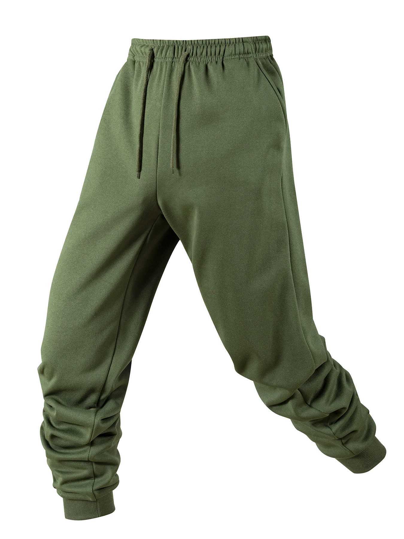 Mens sports jogging pants for spring and summer casual sports jogging pants mens brushed solid color Trouthers daily jogging pantsXJ250410