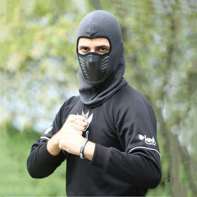 Summer Winter Warm Fleece Motorcycle Face Mask Anti-dust Windproof Full Face Cover breathable Hat Neck Helmet Mask Balaclavas S251110