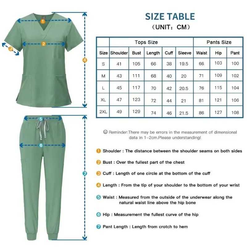 Nurse Uniform Female Hospital Doctor Male Medical Sports Shirt Nursing Pants Neutral Workshop Uniform Beauty Spa Work Clothes New X2504105