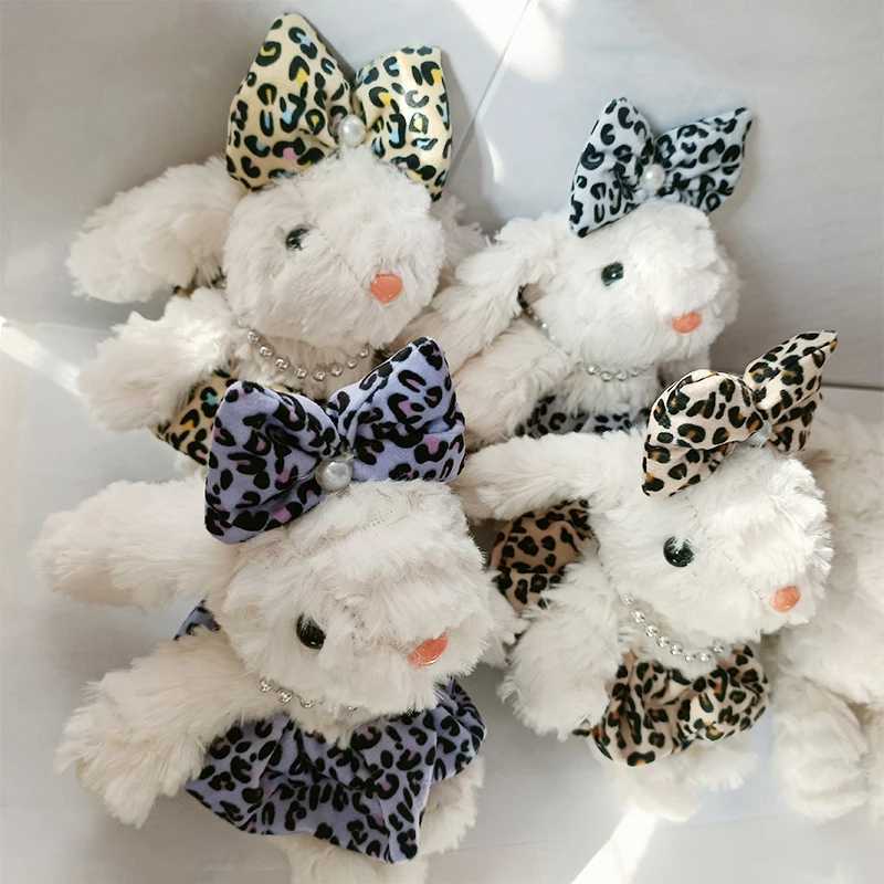 Rabbit plush toy keychain cartoon rabbit soft filled doll pendant car keyring backpack decoration childrens gift W250411