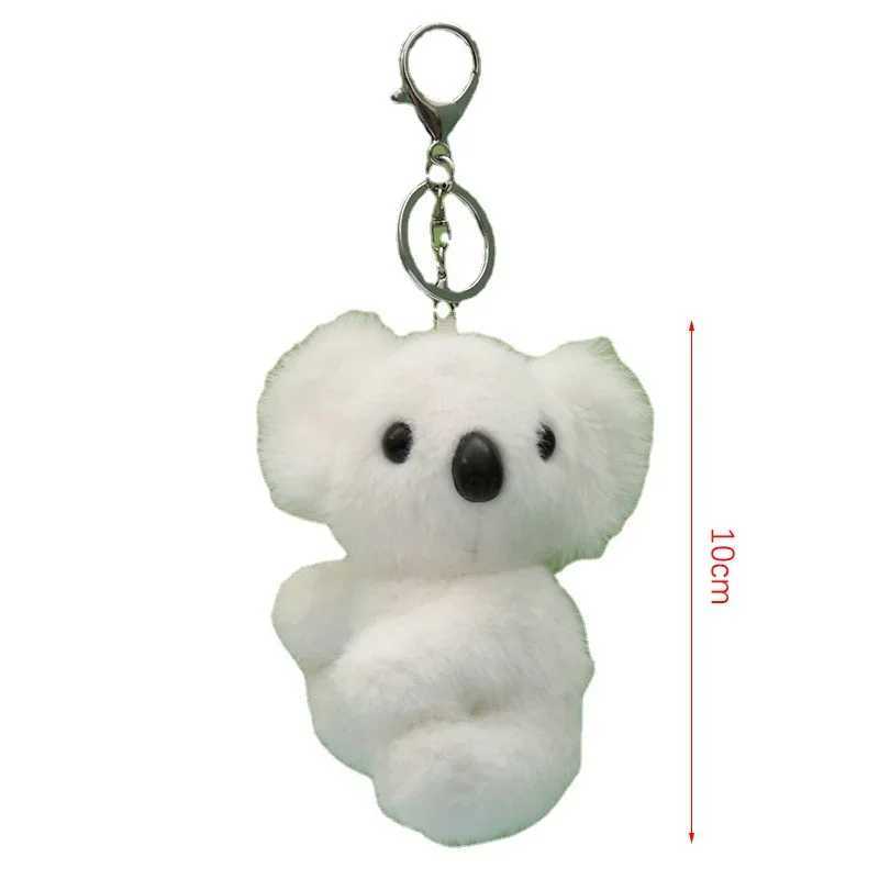 Cute Kola keychain plush toy koala bear women DIY jewelry accessory kit pendant novel gift charm W250411