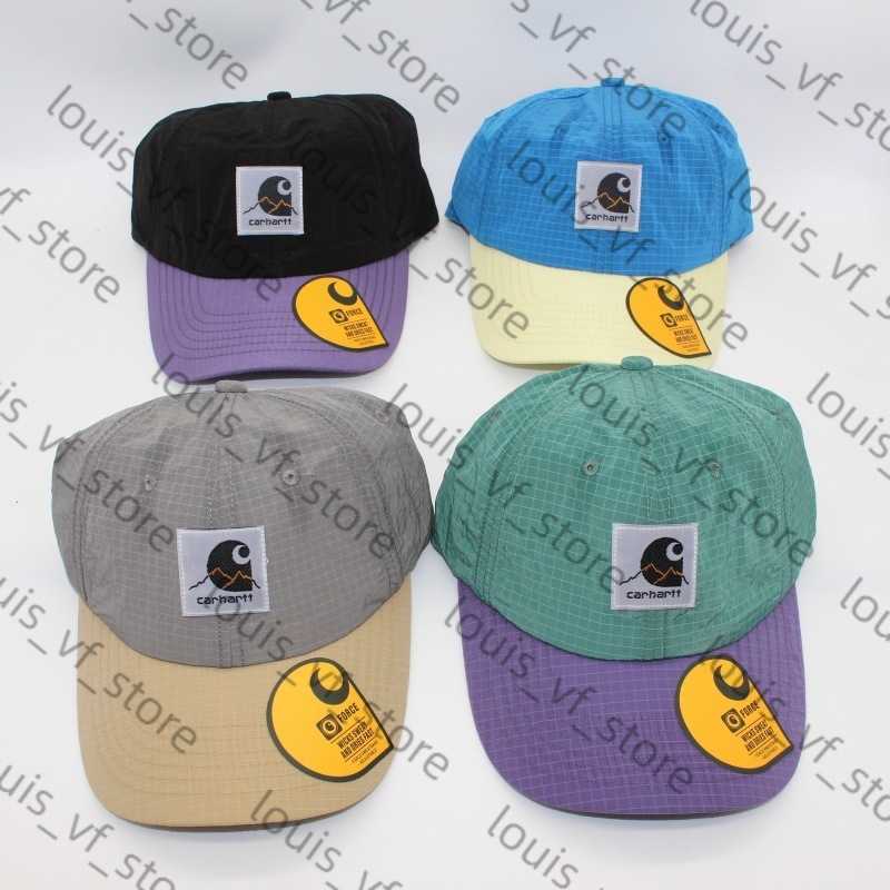 Color Blocked Soft Top Quick Drying Breathable Baseball Cap Mens and Womens Sunshade Duckbill Outdoor Travel Curved Hat H250411
