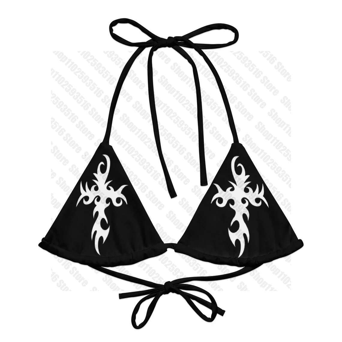 Haruku Woman Swimsuits Cute Punk Swimwear Bikini Y2k Black Beach Women's Bikinis Sets Graphic 2025 Mini Sexy Swimsuit Emo