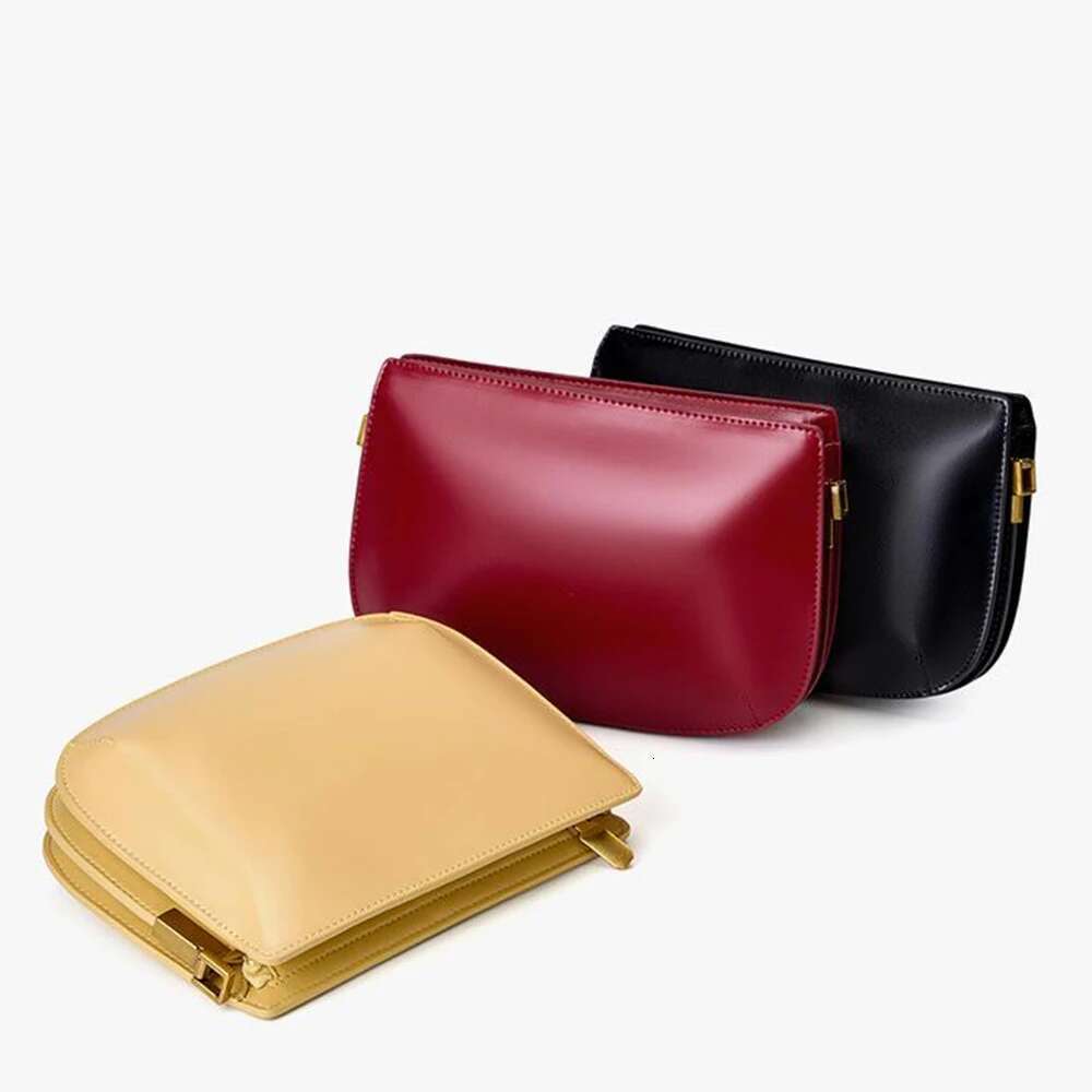 Designer Bag New Handbags Fashion Leather Shoulder Bags Female Smooth Glossy Crossbody Bag For Women Many Layer Flap Phone Purse