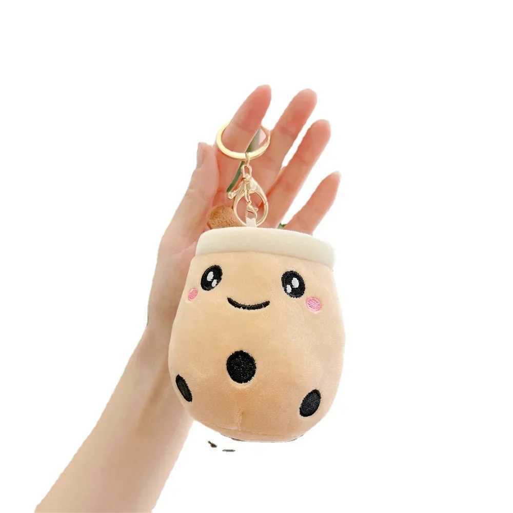 Kawaii keychain plush keychain toy bubble tea stuffed animal cute food milk tea soft toy room decoration pillow gift Peluche W250411