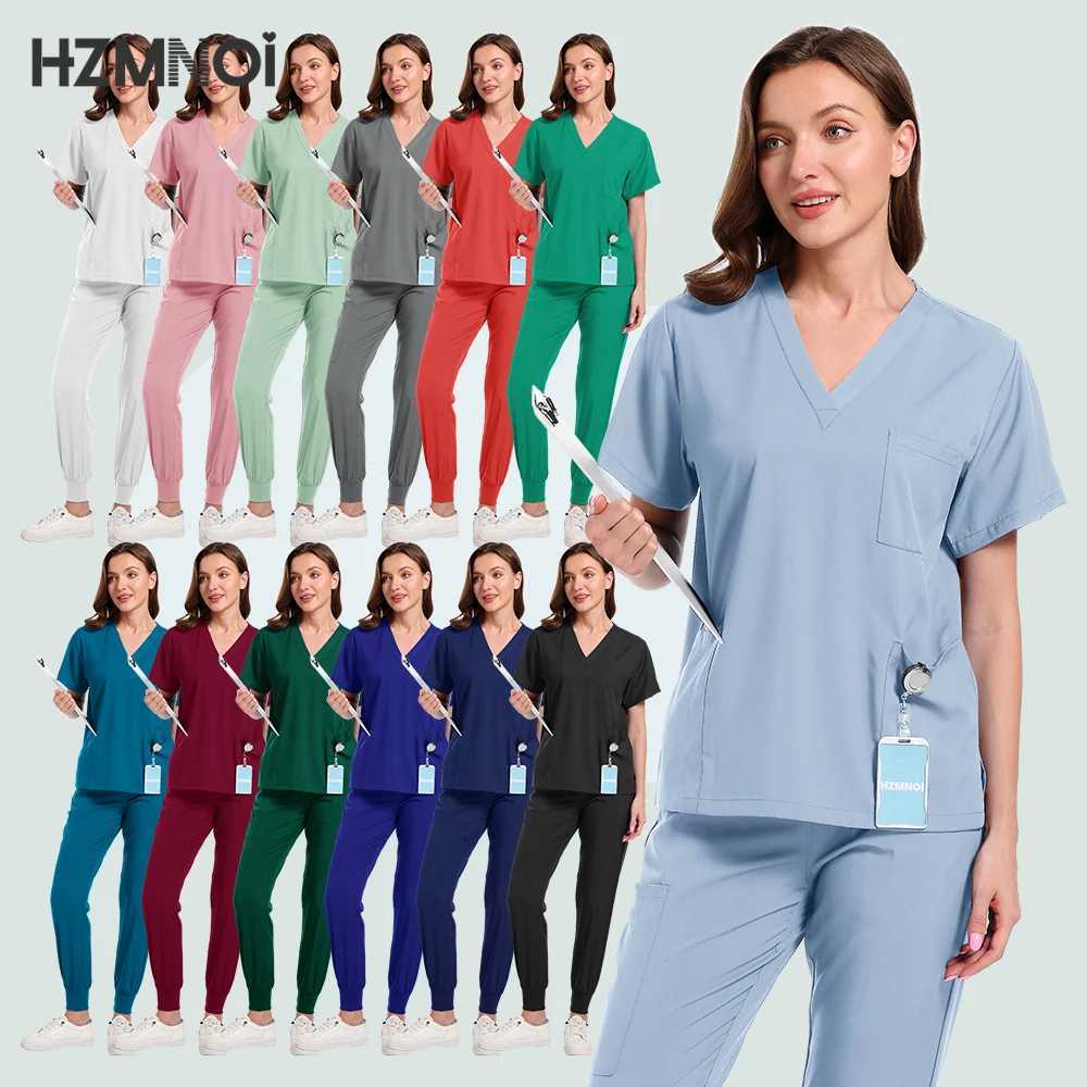 New Medical Scrubs Quick Dry Nurse Uniforms Comfortable Surgery Overalls Pet Hospital Outwear Durable Beauty Sn Workwear X250410